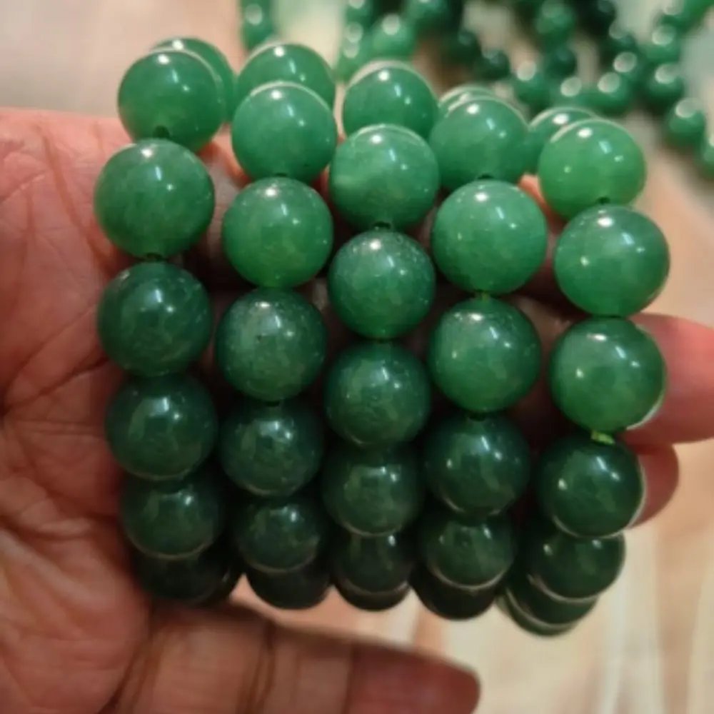 Green Aventurine Bracelet | Natural Stone of Opportunity & Prosperity - Image 2